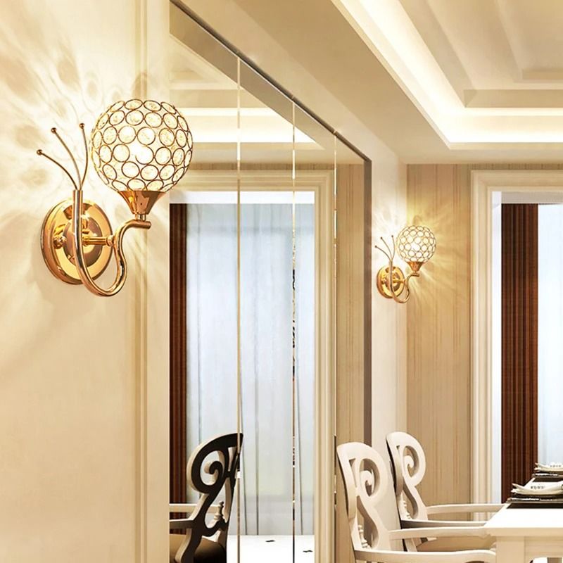 Modern Crystal Wall Lamp For Bedroom And Living Room Lighting Decor 4