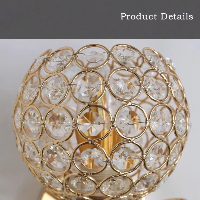 Modern Crystal Wall Lamp For Bedroom And Living Room Lighting Decor 5