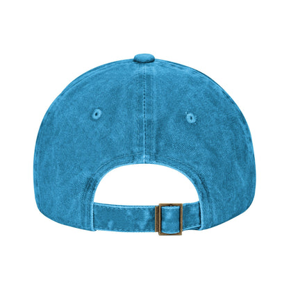 Vintage Fantastic Four 4 Symbol Baseball Cap, Unisex Distressed Denim Washed, Outdoor Adjustable Summer Headwear Hat Cap