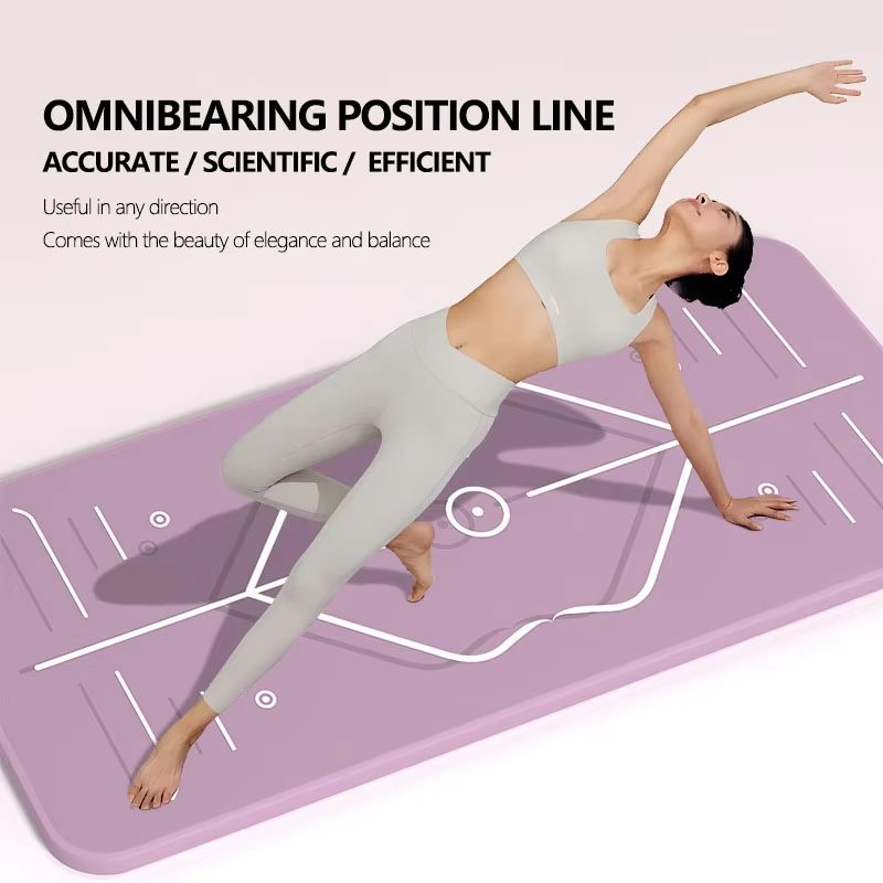 EcoGrip 6mm TPE Yoga Mat  Cushioned Non Slip Exercise Mat 183 X 60 Cm 1