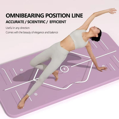 EcoGrip 6mm TPE Yoga Mat  Cushioned Non Slip Exercise Mat 183 X 60 Cm 1
