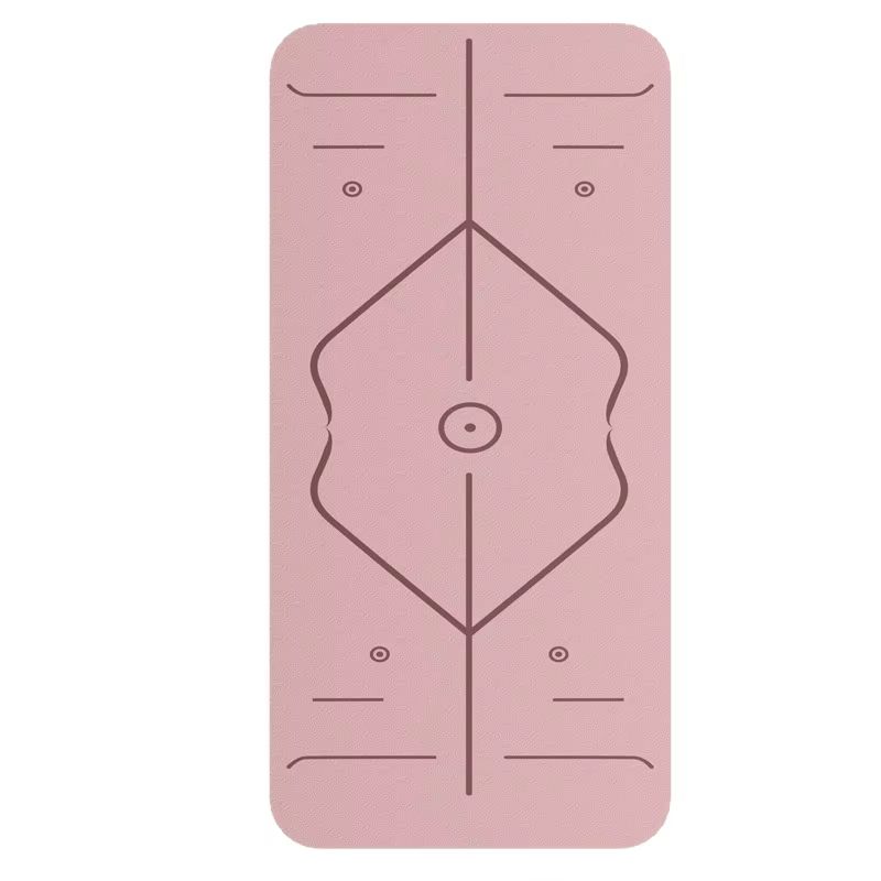 EcoGrip 6mm TPE Yoga Mat  Cushioned Non Slip Exercise Mat 183 X 60 Cm 4