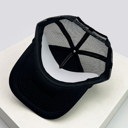 Unisex Color Block Filthy Letters Baseball Hat, Breathable Sunshade Trucker Cap, Versatile Mesh Streetwear Style