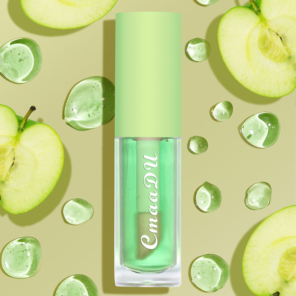 6 Color Fruit Flavor Lip Oil, Color Changing Hydrating Gloss, Moisturizing Tinted Lip Care for Smooth Soft Lips