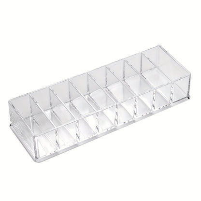 Acrylic Nail Polish Organizer, Clear Display Rack for Cosmetic Storage, Durable & Easy to Clean Nail Studio Props