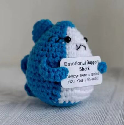 Cozy Pocket Hug Mini Wool Doll  Positive Energy Handmade Plush 8