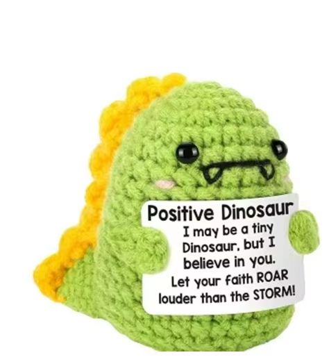 Cozy Pocket Hug Mini Wool Doll  Positive Energy Handmade Plush 11