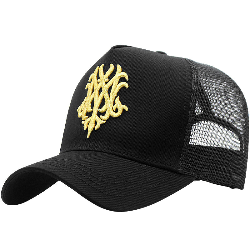 High and Large Snapback Hat for Big Head Men, Mesh Trucker Cap Women Summer Sun Caps Oversize Adjustable Baseball Hats