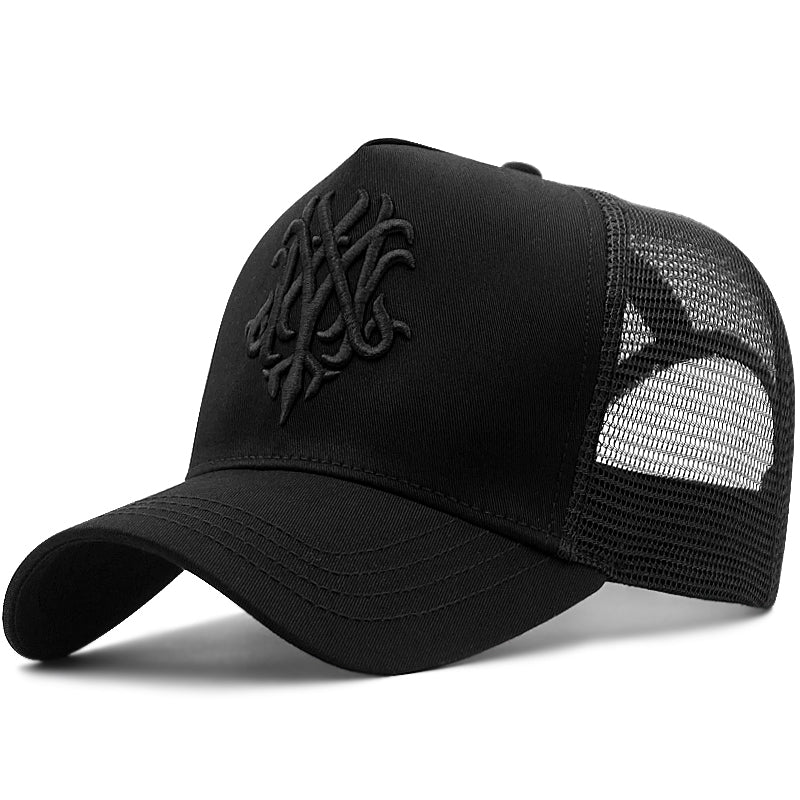 High and Large Snapback Hat for Big Head Men, Mesh Trucker Cap Women Summer Sun Caps Oversize Adjustable Baseball Hats