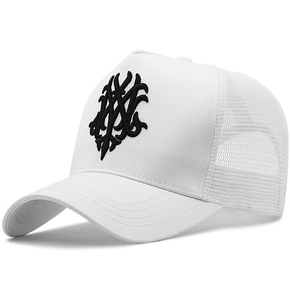 High and Large Snapback Hat for Big Head Men, Mesh Trucker Cap Women Summer Sun Caps Oversize Adjustable Baseball Hats
