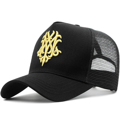 High and Large Snapback Hat for Big Head Men, Mesh Trucker Cap Women Summer Sun Caps Oversize Adjustable Baseball Hats