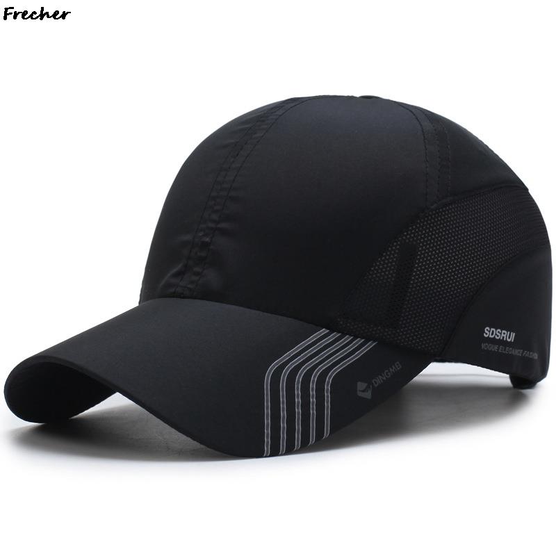 Unisex Quick Dry Fabric Baseball Cap, Blank Pattern Snapback Visors Hat, Adjustable Buckle Sports Caps Dustproof