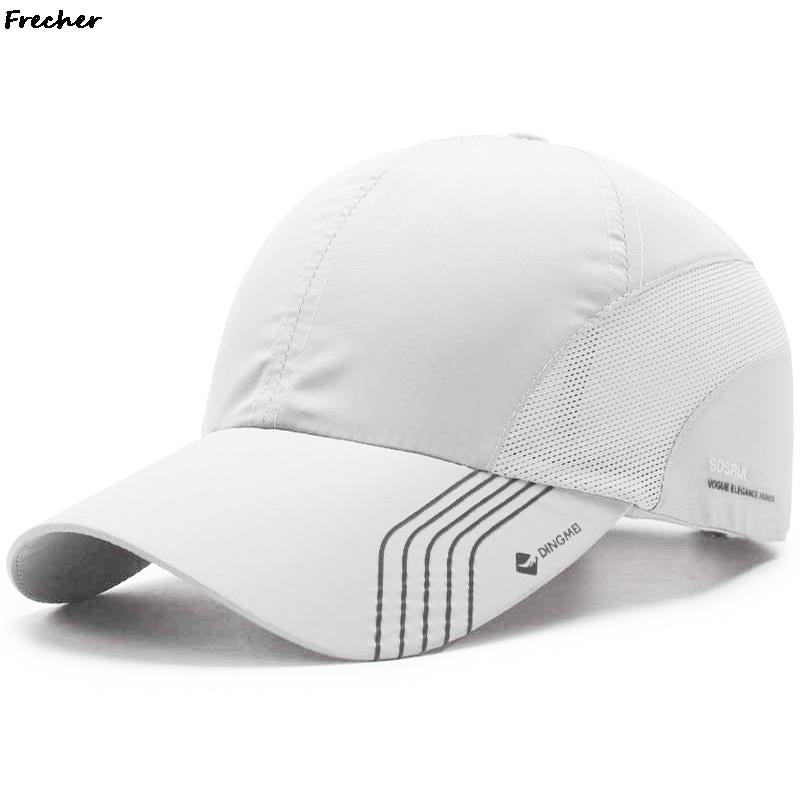 Unisex Quick Dry Fabric Baseball Cap Blank Pattern Snapback Visors Hat Adjustable Buckle Sports Cap 5