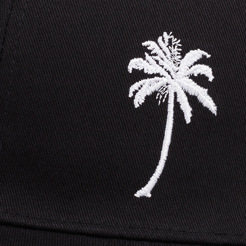 Coconut Tree Pattern Outdoor Summer Trucker Hat, Unisex Adjustable Baseball Cap, Streetwear Snapback for Men and Women