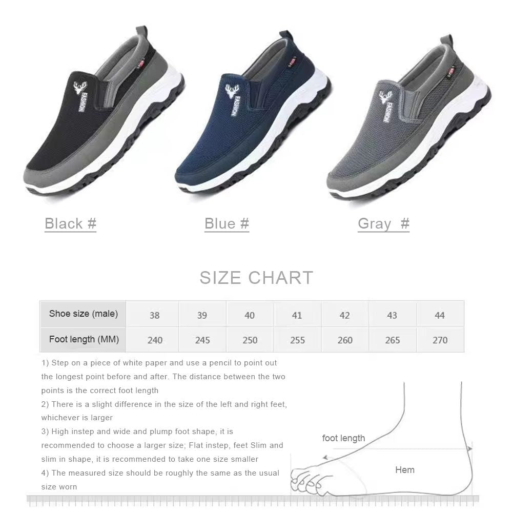 AirEase Orthopedic Breathable SlipOn Boat Shoes 5