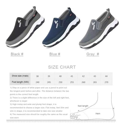 AirEase Orthopedic Breathable SlipOn Boat Shoes 5