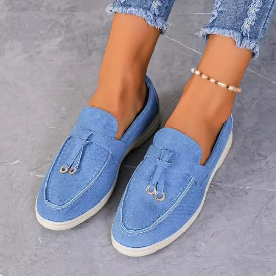 Everyday Comfort Retro SoftLeather SlipOn Flats 8