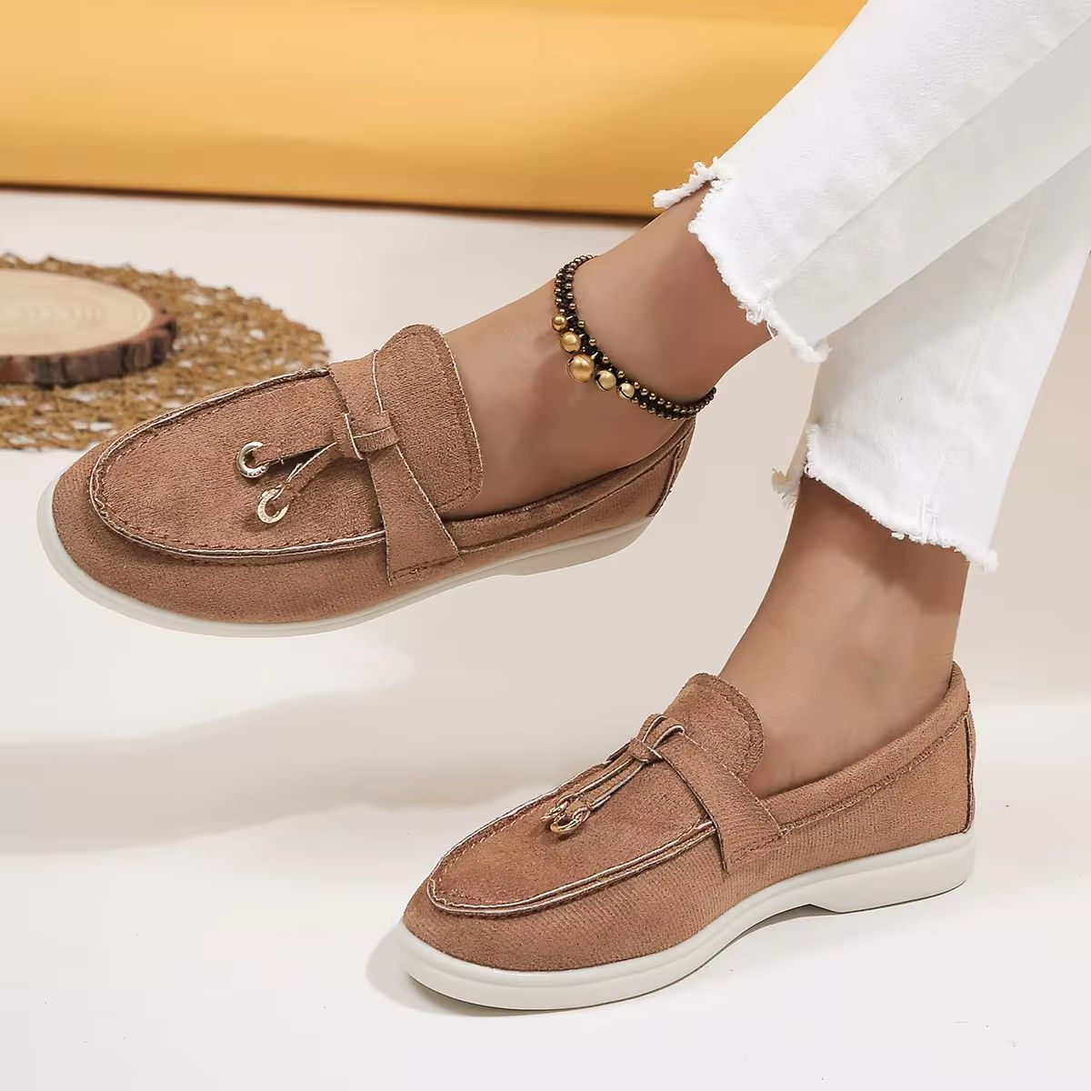 Everyday Comfort Retro SoftLeather SlipOn Flats 15