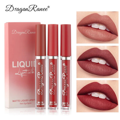 Liquid Lipsticks Set Long Lasting, Matte Lipsticks, Waterproof, Make Up For Women, Korean Beauty Cosmetics Kit