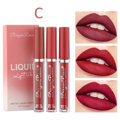 Liquid Lipsticks Set Long Lasting, Matte Lipsticks, Waterproof, Make Up For Women, Korean Beauty Cosmetics Kit