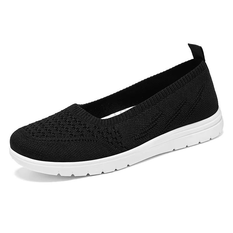 BreathEase Mesh SlipOn Flats  Comfortable NonSlip Platform Walking Shoes 5