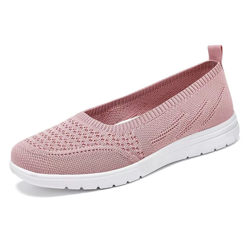 BreathEase Mesh SlipOn Flats  Comfortable NonSlip Platform Walking Shoes 8