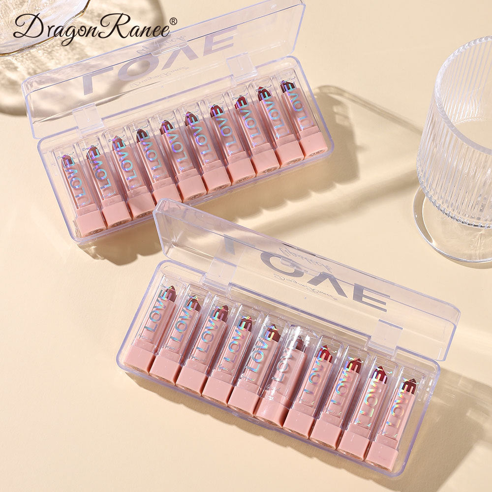 Matte Lipstick Kit lip gloss, Korean cosmetics Lip gloss, Long Lasting Makeup for women Lip pencil, make up Beauty