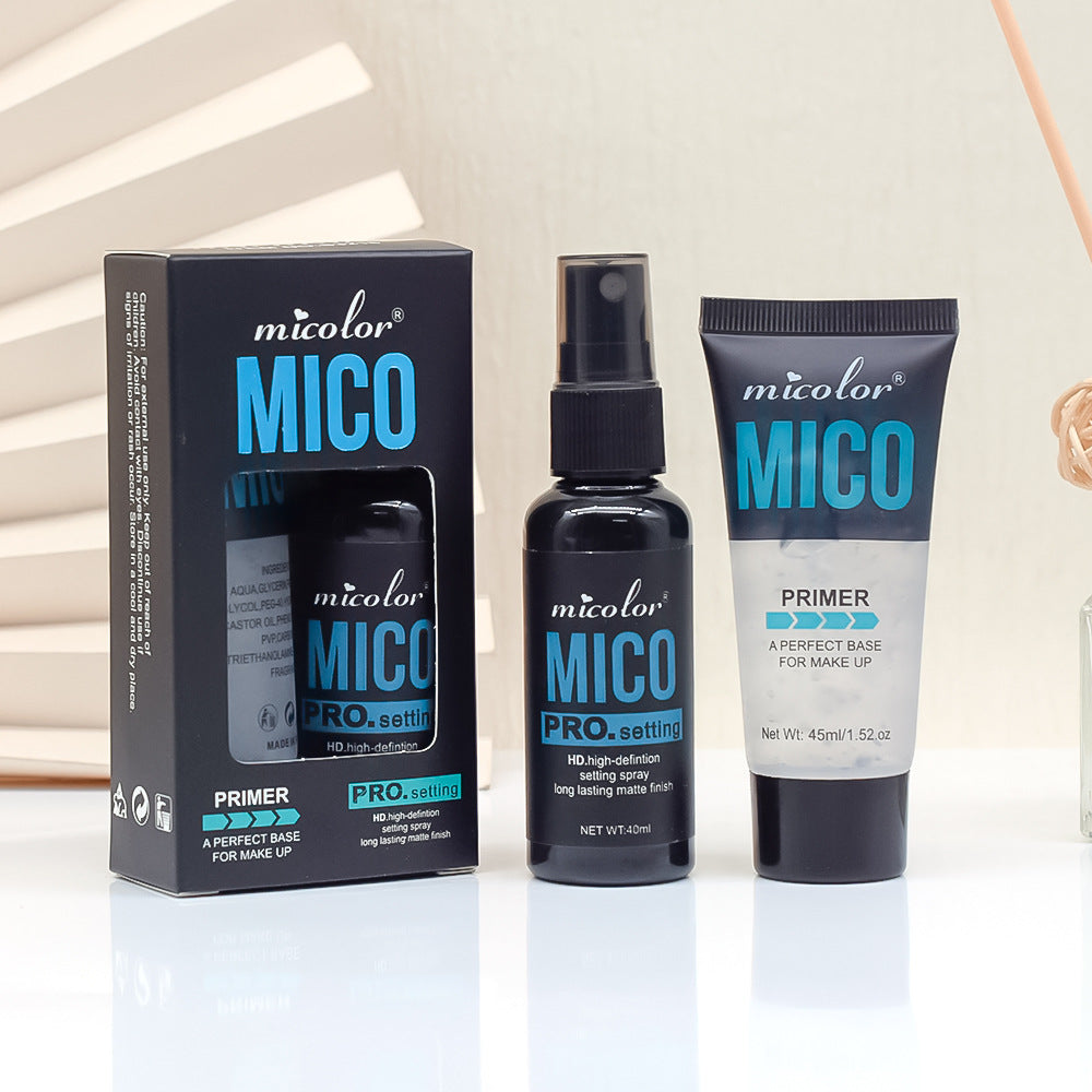 Makeup Set of Primer, Setting Spray, Invisible Pore, Color Rendering, Hold Makeup, Base Makeup, Makeup Finishing