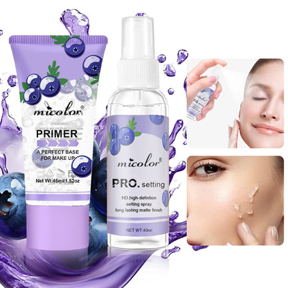 Makeup Set of Primer, Setting Spray, Invisible Pore, Color Rendering, Hold Makeup, Base Makeup, Makeup Finishing
