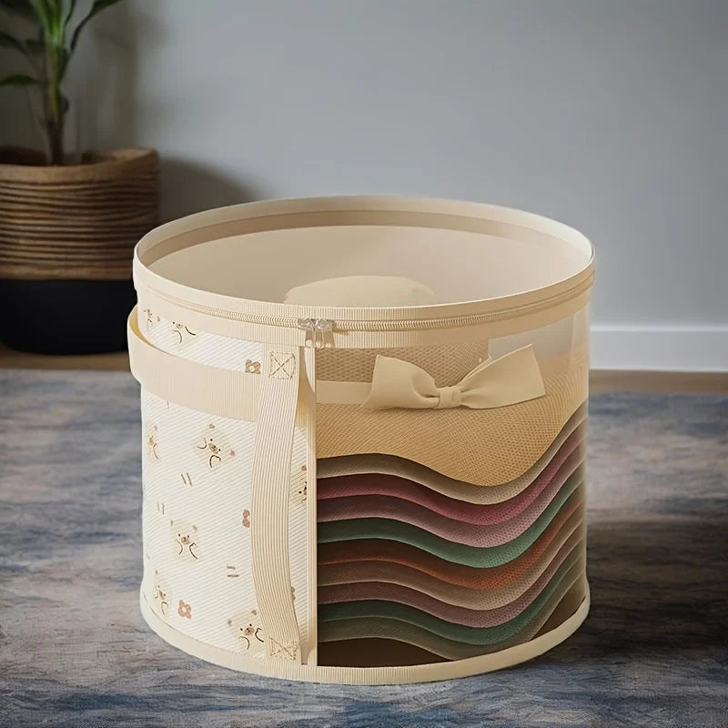 Hat Storage Box, Travel-Friendly Organizer for Beach Hats, Wide Brimmed Hats, Sun Hats, Wardrobe Accessory Essential