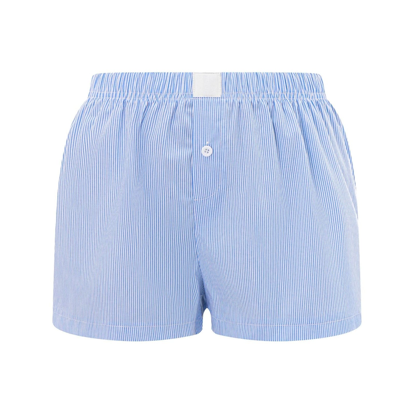 Womens Y2K Retro Plaid Elastic Low Waist Button Front Lounge Shorts 14