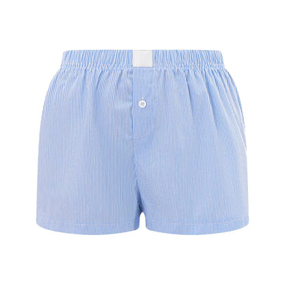 Womens Y2K Retro Plaid Elastic Low Waist Button Front Lounge Shorts 14