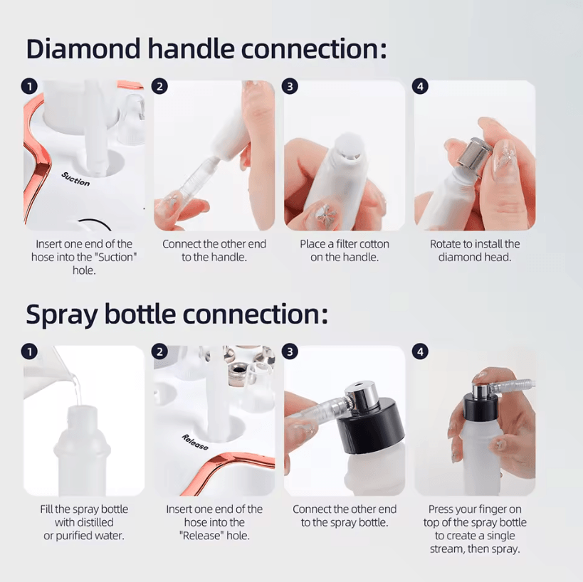 RadiancePro Diamond Microdermabrasion Facial Machine Home Use 1