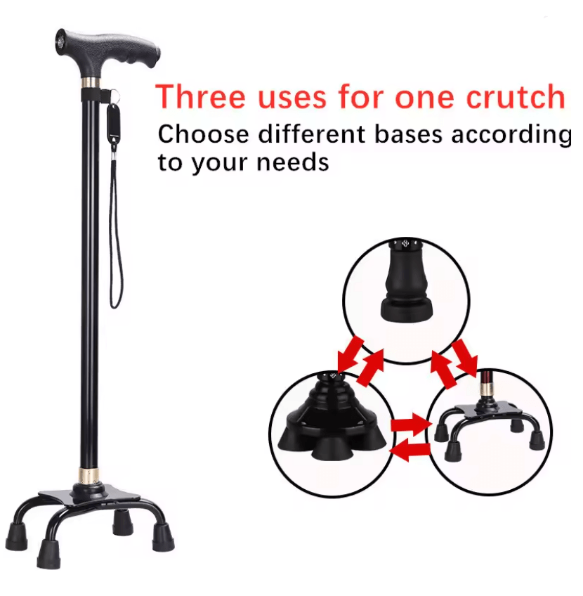 SureStep Retractable Aluminum Walking Cane With LED Light And Non Slip Base 10