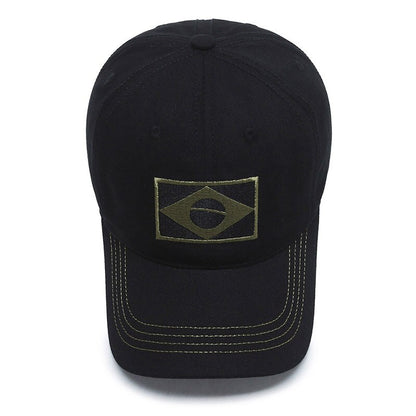 Men Outdoor Sports Baseball Cap Camouflage Design, Casual Sun Protection Hat for Middle and Young Men, Brazilian Style