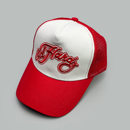 New Unisex Color Block Letter Embroidery Baseball Hats, American Style Sunshade, Breathable Hip Hop Mesh Trucker Caps