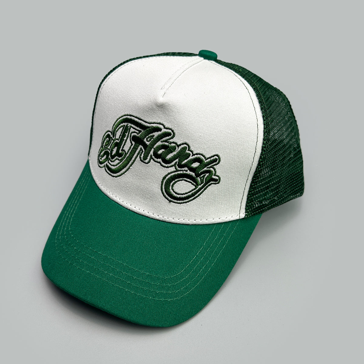 New Unisex Color Block Letter Embroidery Baseball Hats, American Style Sunshade, Breathable Hip Hop Mesh Trucker Caps