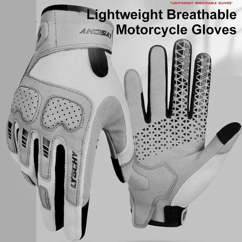 Breathable Summer Motorcycle Riding Gloves for Men and Women