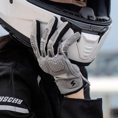 Breathable Summer Motorcycle Riding Gloves For Men And Women 1