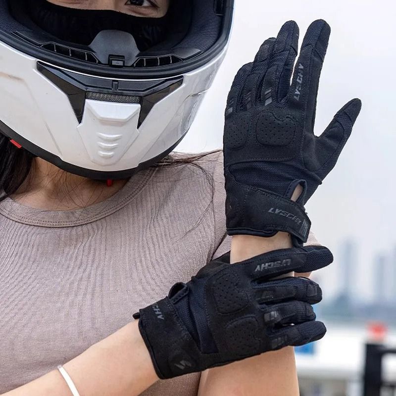Breathable Summer Motorcycle Riding Gloves For Men And Women 2