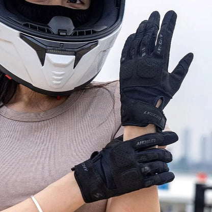 Breathable Summer Motorcycle Riding Gloves For Men And Women 2