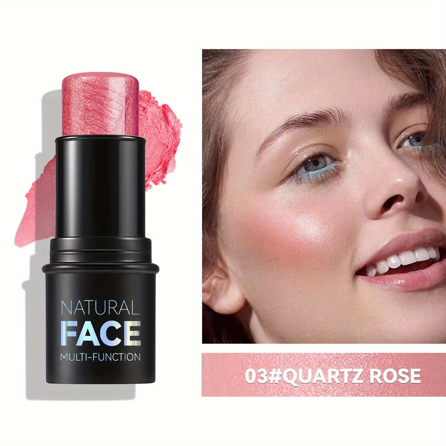 Cream Contour Sticks, Highlighter, Bronzer, Blush, Non Greasy Face Contouring Pen, Water Resistant, Smooth Blend Makeup