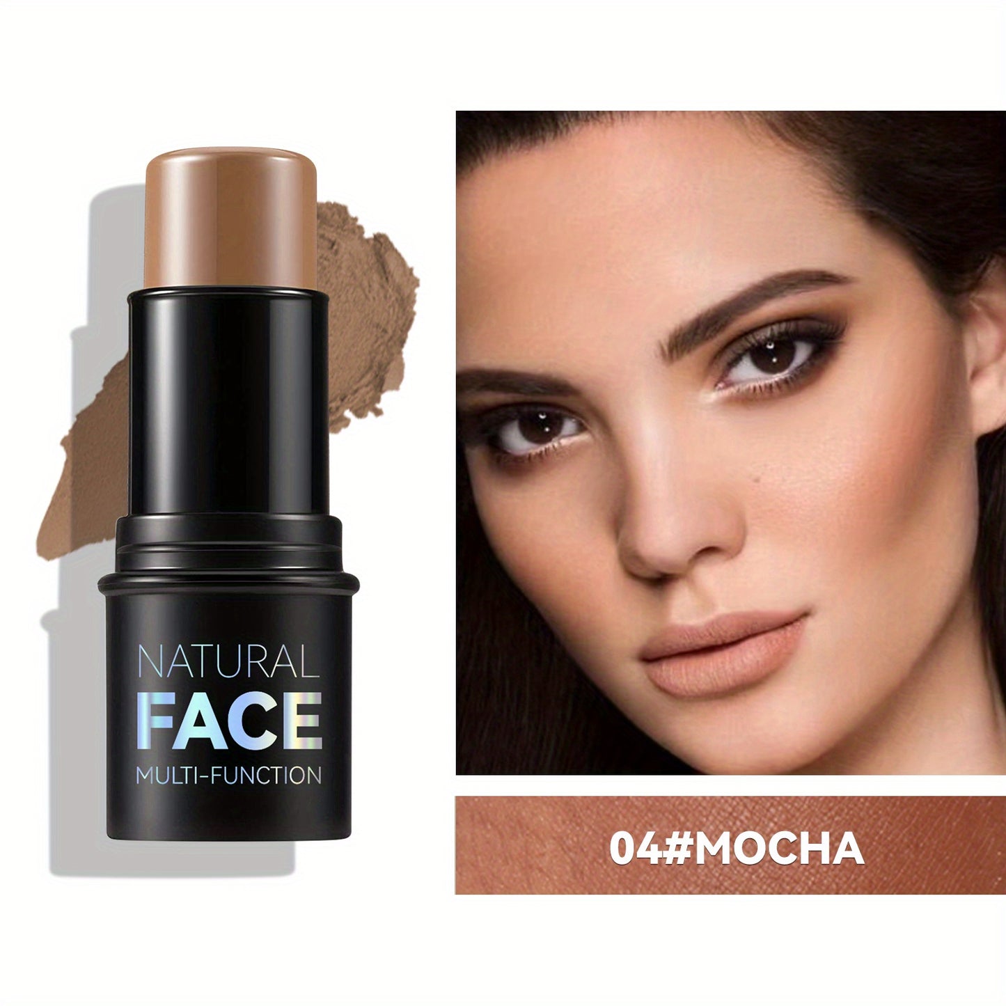 Cream Contour Sticks, Highlighter, Bronzer, Blush, Non Greasy Face Contouring Pen, Water Resistant, Smooth Blend Makeup