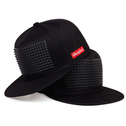 Trucker Hat Fashion Mens Women Snapback Hats, Adjustable Baseball Cap, Flat Bill Brim Hat for Outdoor and Casual Wear
