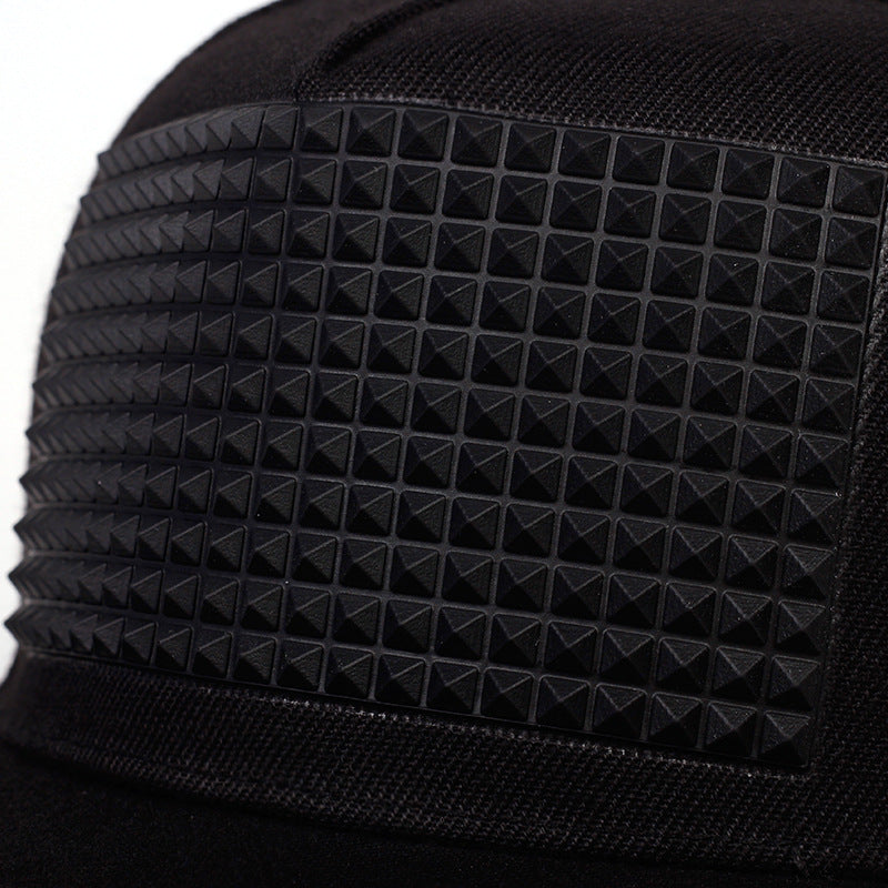 Trucker Hat Fashion Mens Women Snapback Hats, Adjustable Baseball Cap, Flat Bill Brim Hat for Outdoor and Casual Wear