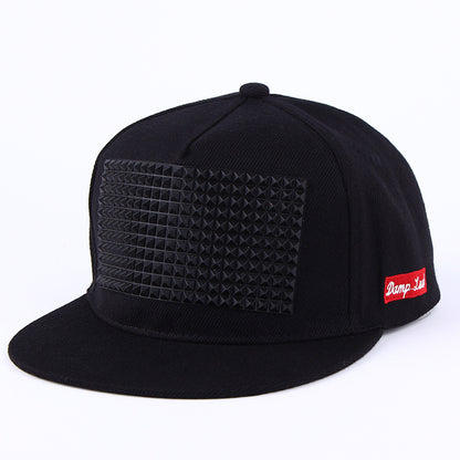 Trucker Hat Fashion Mens Women Snapback Hats, Adjustable Baseball Cap, Flat Bill Brim Hat for Outdoor and Casual Wear