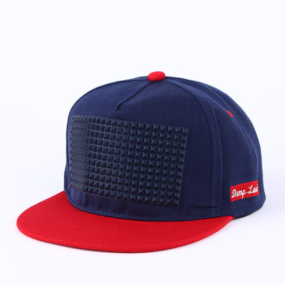 Trucker Hat Fashion Mens Women Snapback Hats, Adjustable Baseball Cap, Flat Bill Brim Hat for Outdoor and Casual Wear