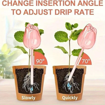 Tulip Style Self Watering Globes For Indoor And Outdoor Plants 2