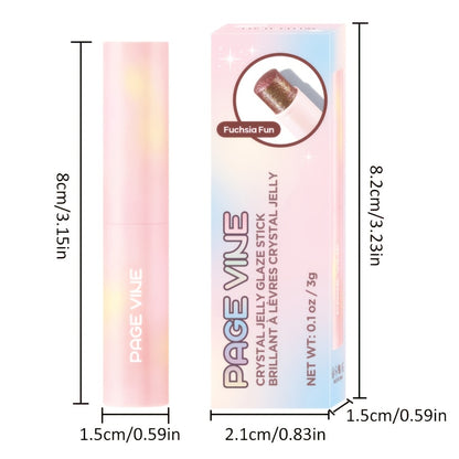 Jelly Eyeshadow Highlight Stick, Long-Lasting High Pigment, Glitter Shimmer, Valentine's Day Party, Beach Travel Holiday