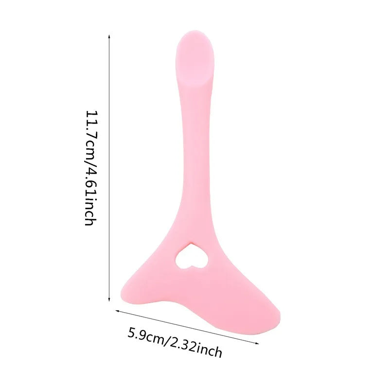 Multifunctional Eyeliner Stencil Wing Tips Silicone Eyeliner Aid Reusable Lipstick Wearing Tool Mak 5